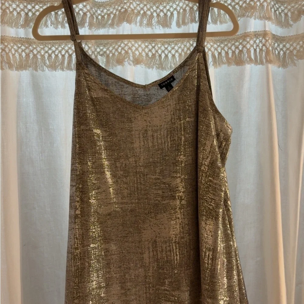 Torrid Shimmering Gray Camisole - Picture 4 of 4